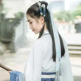 汉尚华莲原创汉服女装配饰日常印花发带古风发饰搭配衫裙15色现货