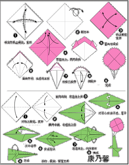 幼儿园手工教案康乃馨康乃馨