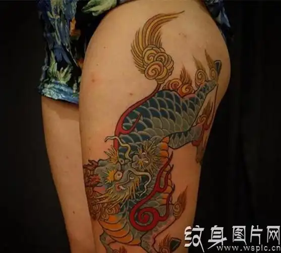 麒麟纹身图案大全,凶猛霸气的传说神兽(2)