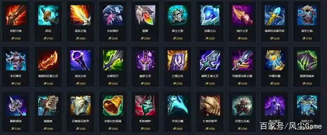 英雄强度和装备契合度有很多的关秀,但lol的装备系统中,数量高达100多