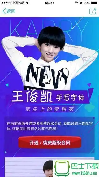 汉仪王俊凯体字体