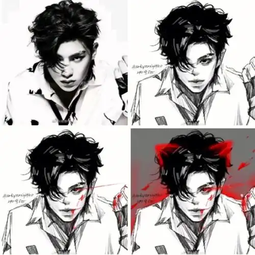 黄明昊暗黑猫猫justin