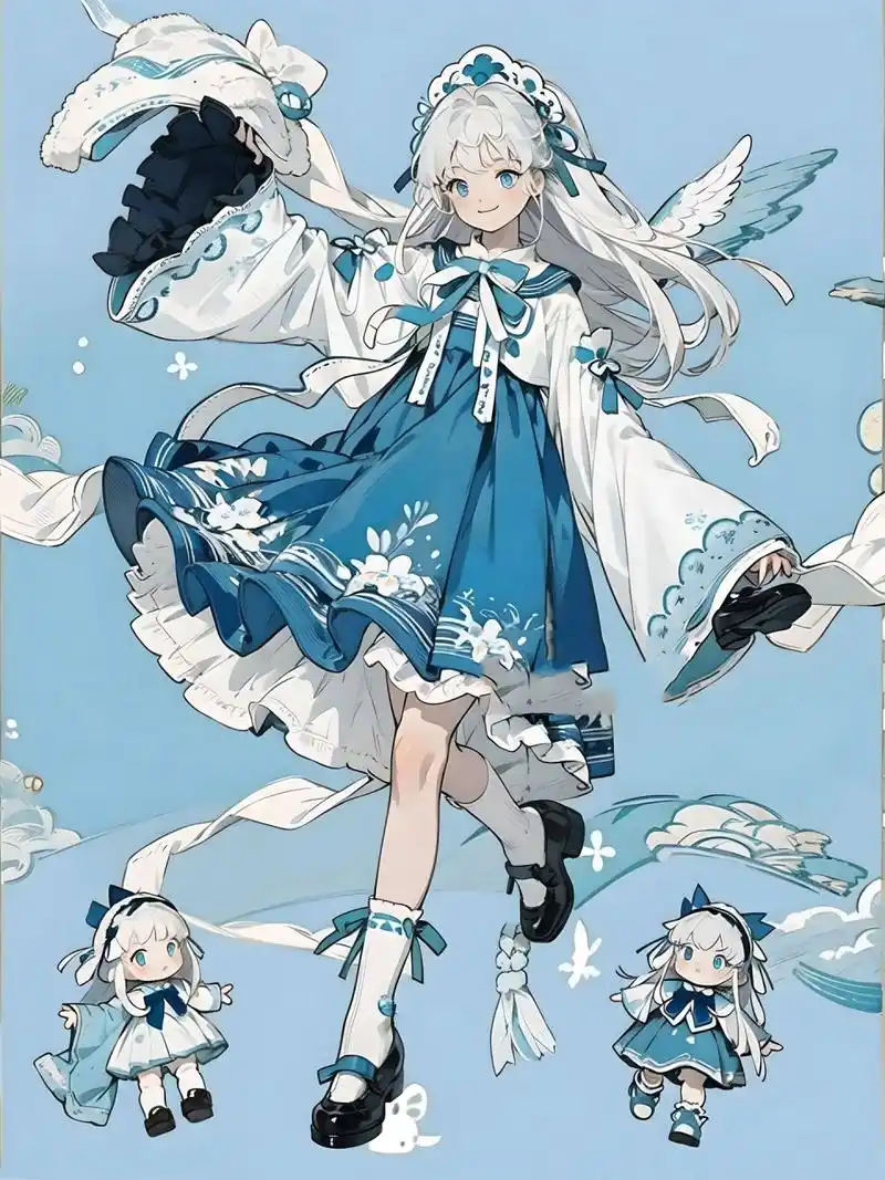 动漫素材 | 画室高阶漫画·洛丽塔少女