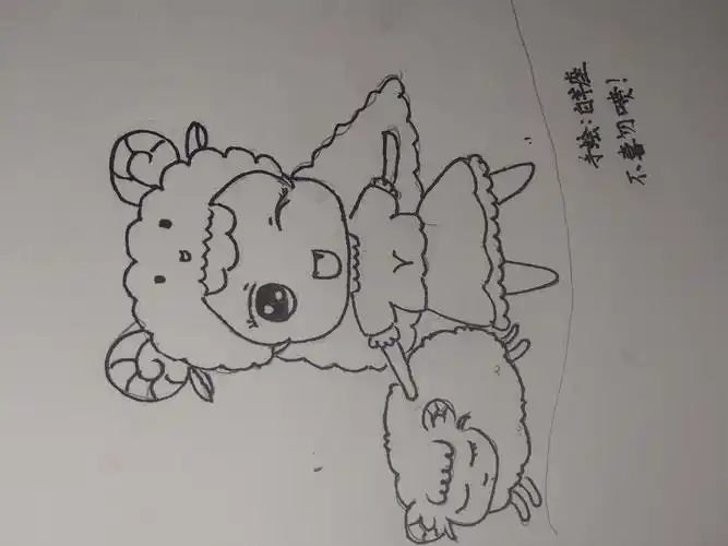 白羊座蛋糕图片简笔画(白羊座生日蛋糕简笔画) -【爱个性】