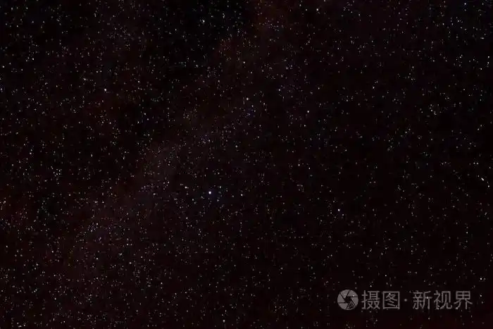 星星和银河系外太空夜空宇宙黑色星空背景闪亮的星场