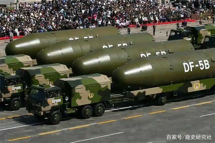 东风五号战略导弹方队