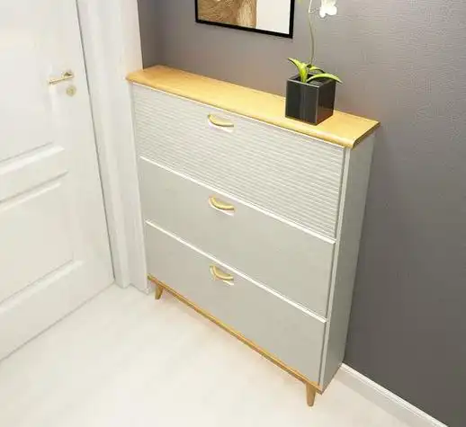 现代鞋柜玄关收纳抽屉图片:现代鞋柜图片大全?