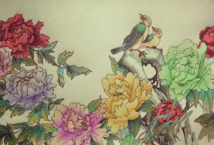 4年前 209 6 0 西安  |  平面设计师 一副花鸟画,希望大家喜欢!