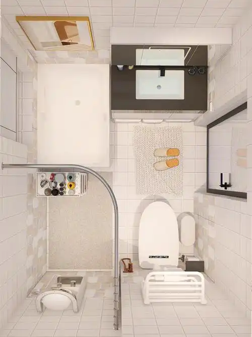 小户型卫生间3平米也能拥有泡澡自由