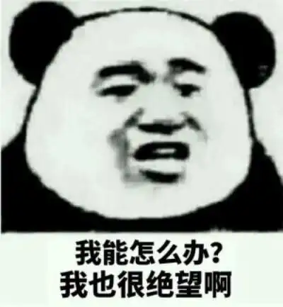 我能怎么办,我也很绝望的表情包