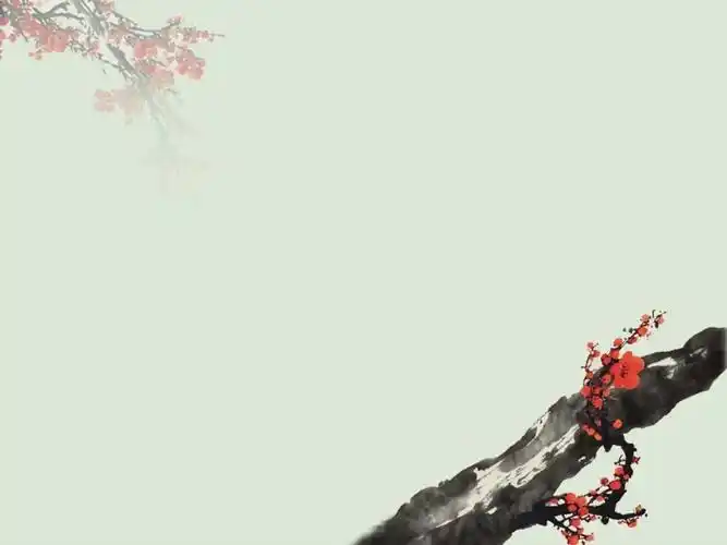 清新淡雅ppt背景图片四无水印2