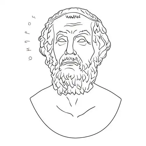 希腊,诗人,荷马,名声,高雅矢量图素材_id:361864227