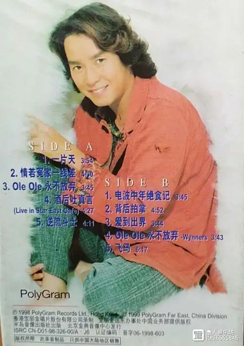 谭咏麟宝丽金时代的最后一张专辑,"金融危机"下的《逆流斗士》