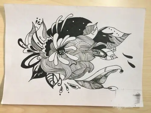 黑白之境,虚实相生——聊城文轩中学黑白装饰画优秀作品展