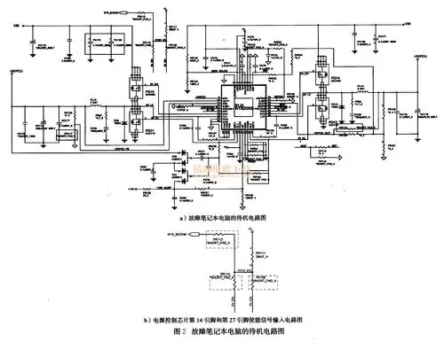 电阻器损坏导致笔记本电脑不能正常开机启动