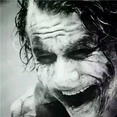 希斯莱杰小丑高清头像图片_www.qqtu8.com