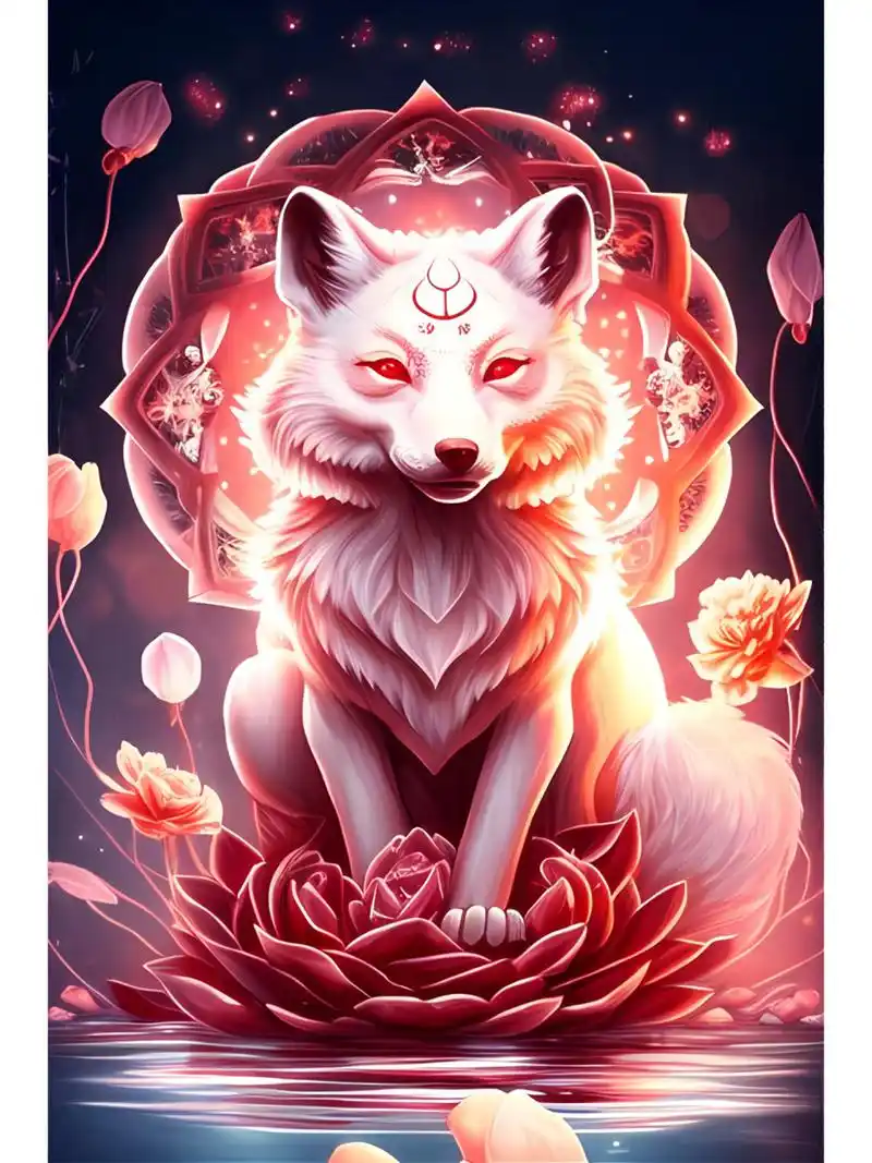 狐仙图片 火红狐仙,喜事连连!