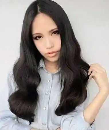 2022年秋冬女生烟花烫图片