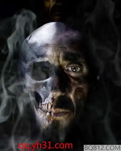 黑暗中恐怖的幽灵