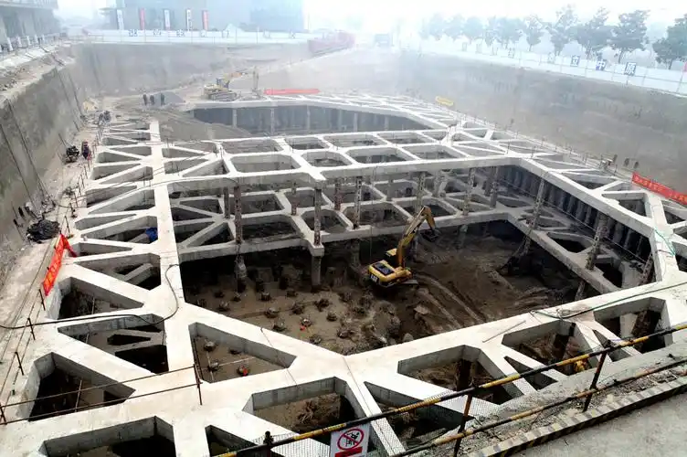 传媒大厦桩锚内支撑联合支护体系双层内支撑体系