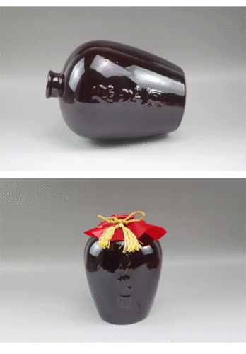 宜兴陶瓷酒瓶5斤装五斤原浆酒瓶白酒黄酒空装密封陶土坛带陶瓷盖