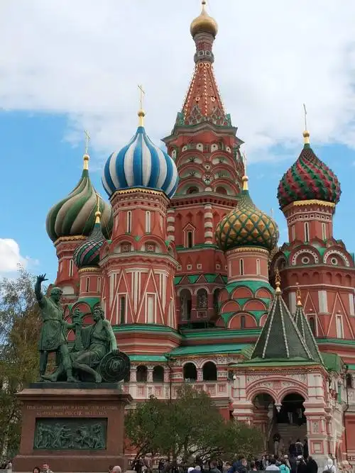 俄罗斯圣母大教堂,也叫圣瓦西里大教堂.