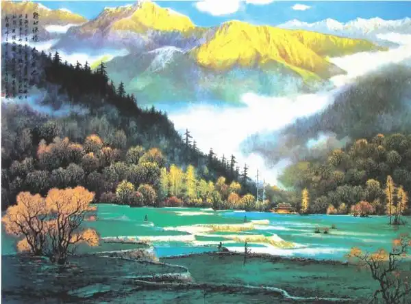 师法自然童昌信先生绘画作品赏析