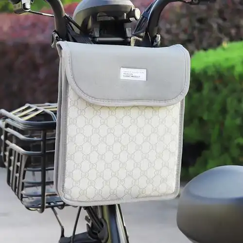 前置防水挂物包电动车收纳挂袋闪电客电瓶自行车手机袋子电车挂包置物