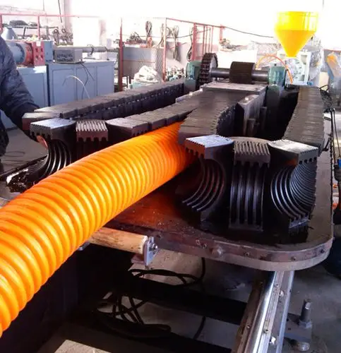 sj-90 mpp电力电缆穿线波纹实壁管生产设备