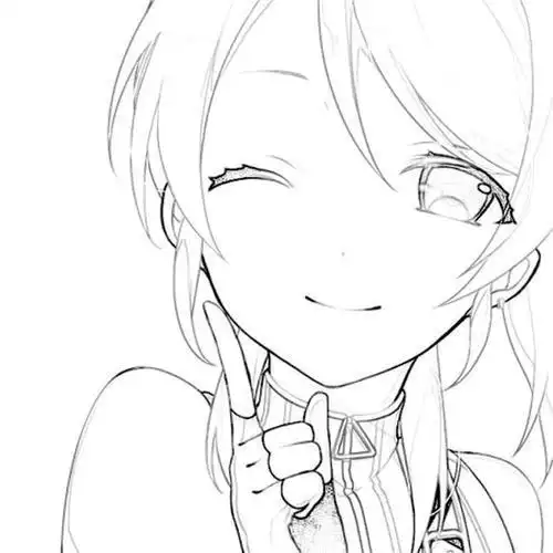 漫画人物简笔画先用铅笔画大概位置下笔一定要轻再简笔画 手绘 素描