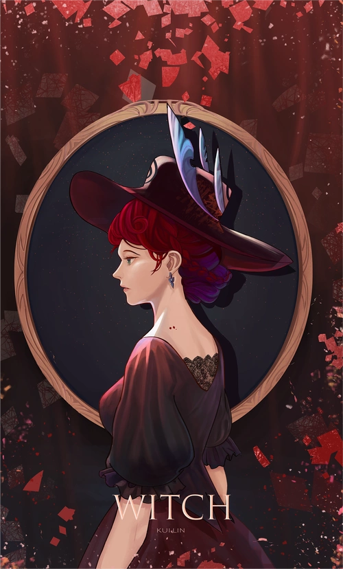 女巫|插画|游戏原画|魁麟_原创作品-站酷zcool
