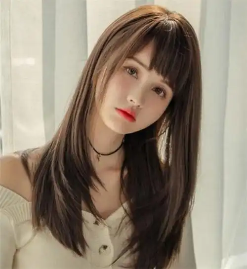 齐肩发型2022减龄直发2022流行的齐肩直发发型