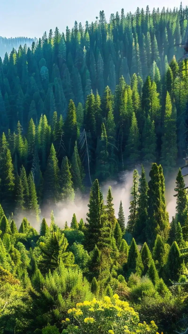 95这些竖屏森林背景图,定能为你的手机或电脑桌面带来一