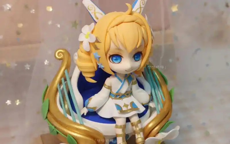 【超轻粘土】把帅气的澜朋友带回家~王者荣耀蔡文姬繁星吟游自制手办