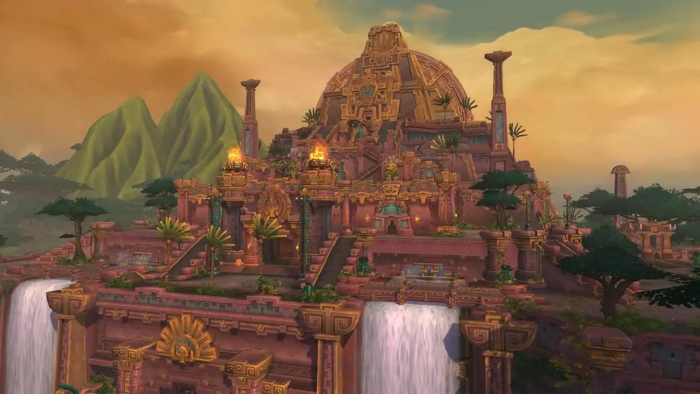 魔兽世界8.0部落主城化身魔幻重庆 3d建筑让玩家找不着北