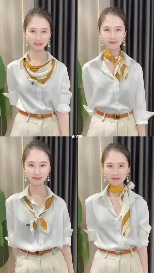 70方巾的系法合集