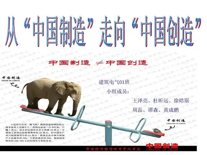 从"中国制造"走向"中国创造"ppt