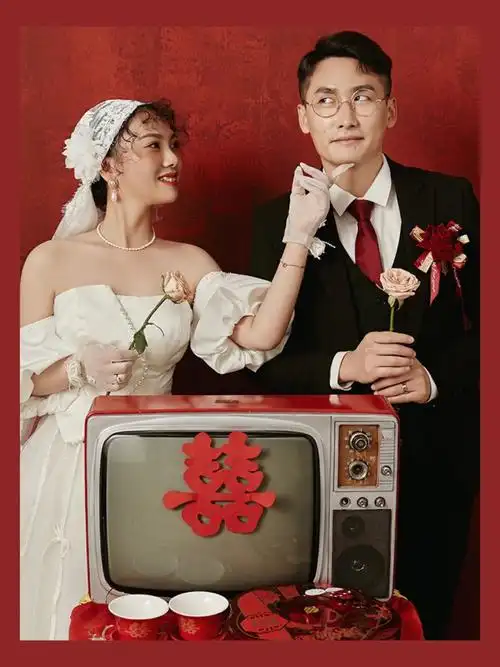 客片欣赏90年代爸妈的神仙结婚照