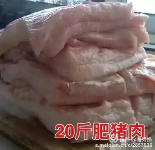 其它 我的美篇 「60斤猪肉】 我:老板,切二十斤肉!  老板:好嘞!