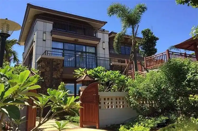 海口绿城桃李春风别墅目前中式精装内独栋小别墅在售