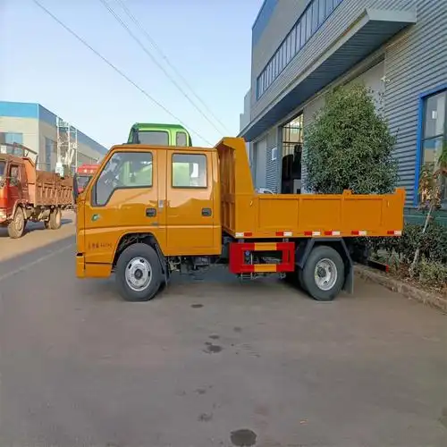 江铃顺达园林绿化自卸车东风双排座小货车