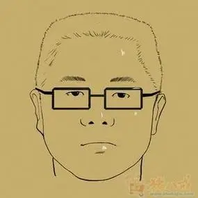 寸头男孩简笔画