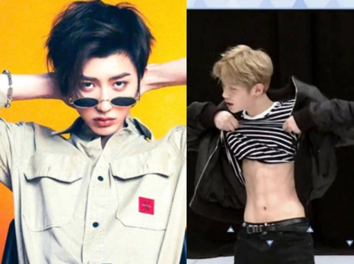 张新成腹肌,蔡徐坤腹肌,千玺腹肌,看到郑业成:又是上