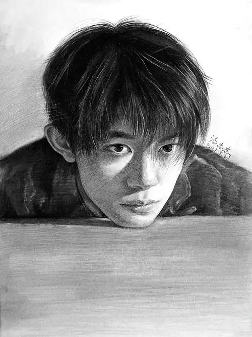 易烊千玺素描南京|ui设计师汤忠杰8|0|15临摹作品/纯艺术/绘画