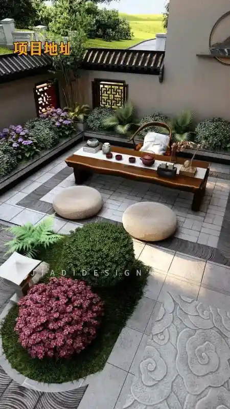 50平的小院如何做的韵味有禅意—一起来看看吧-度小视