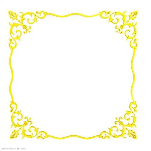 c4d立体复古欧式边框