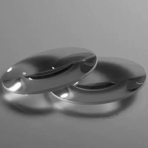 双凸放大镜片高清高倍白玻凸透镜阅读取火学生物理实验光学镜片 - 备