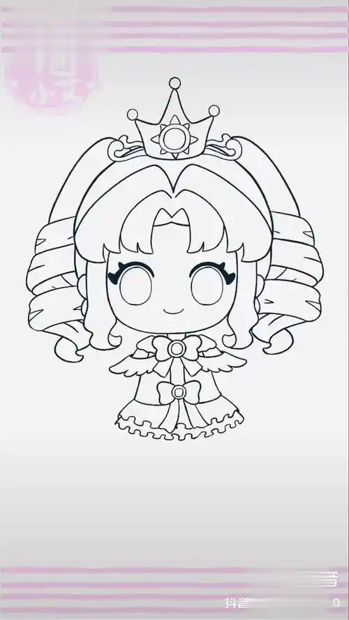 巴啦啦小魔仙 彩俐公主 卡通画,迷你 彩俐公主简笔画 可爱公主画 彩俐