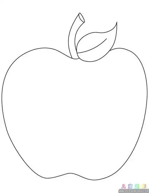苹果嘴巴简笔画 简笔画图片大全-普车都
