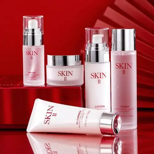 娇贝诗爽肤水五件套装 skin多肽胶原蛋白靓肤套盒补水保湿护肤品